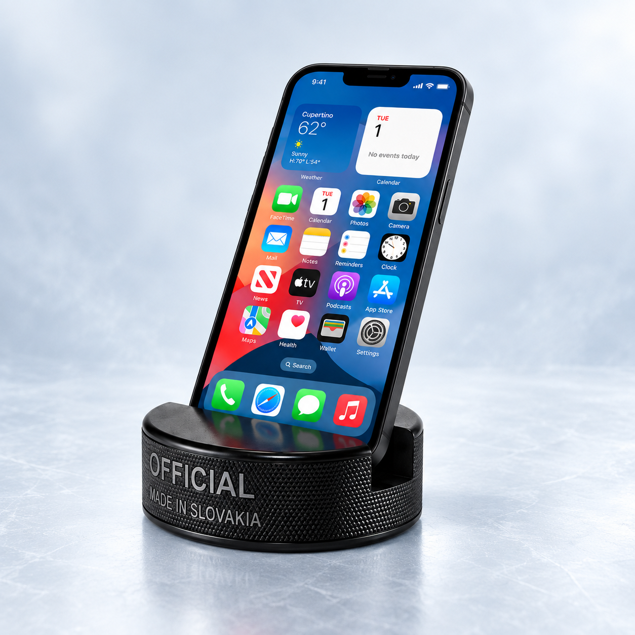 PUCKUPS 1 Pack hockey puck phone stands