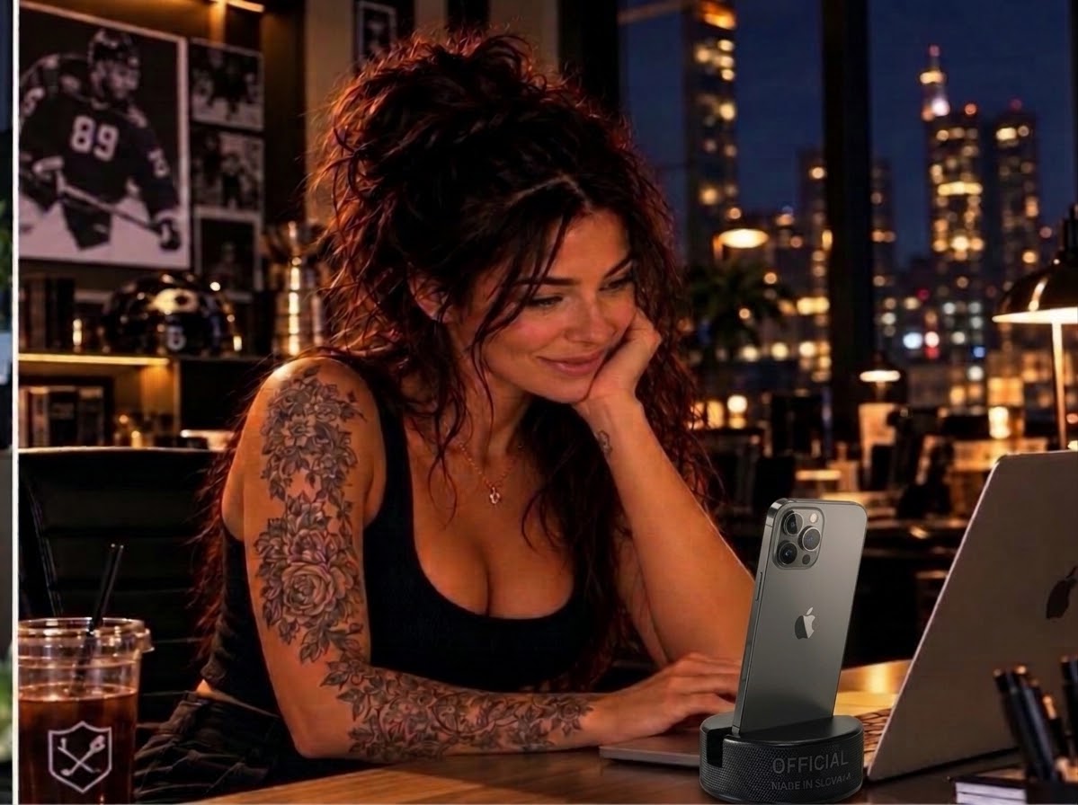 Claudia working after dark